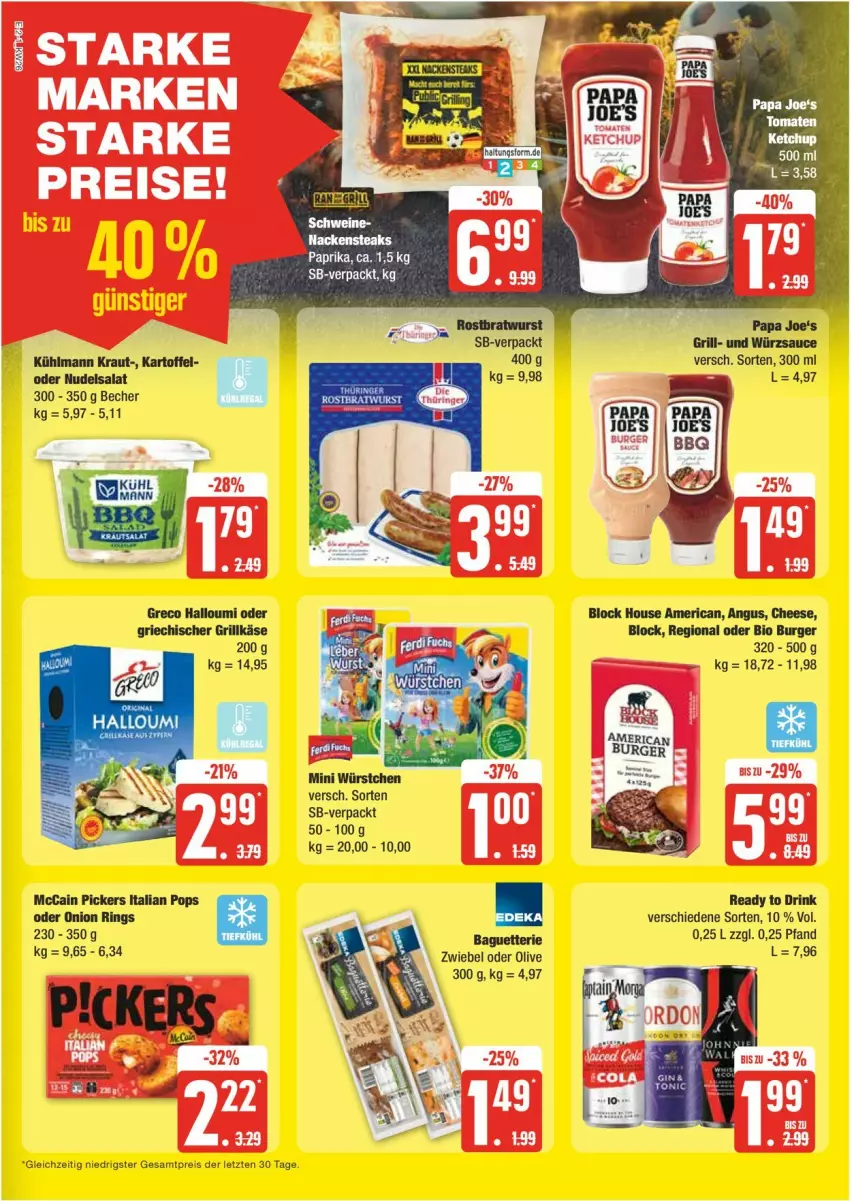 Aktueller Prospekt Edeka - Prospekte - von 24.06 bis 29.06.2024 - strona 2 - produkty: Becher, drink, eis, nudel, nudelsalat, reis, salat, Ti, ZTE