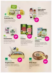 Gazetka promocyjna Denns Biomarkt - Prospekte - Gazetka - ważna od 16.08 do 16.08.2022 - strona 4 - produkty: andechser natur, bio, blume, blumen, braten, brot, chili, eier, eis, elle, feinkost, feinkostsalate, fisch, fleisch, frischkäse, grill, Grillkäse, ilag, Käse, kräuter, kräutern, landjäger, mac, milch, natur, papier, rezept, rind, salat, salate, schinken, schnittkäse, söbbeke, Ti, Vegeta, Wild, Wilder Bernd, wrap, wraps, wurst