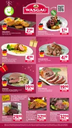 Gazetka promocyjna Wasgau - Gazetka - ważna od 13.12 do 13.12.2025 - strona 4 - produkty: angebot, angebote, auer, axe, braten, Brei, bsf, eis, filet, fleisch, Fondue, geback, gewürz, Haxe, kalbsschnitzel, mac, petersilie, pfanne, rollbraten, Rückenbraten, saft, schnitten, schnitzel, schwein, steak, Ti, tisch, wein, Wild, Wildschwein, zwiebel, zwiebeln