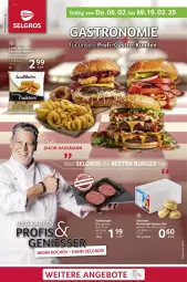 Gazetka promocyjna Selgros - Gastronomie - Gazetka - ważna od 19.02 do 19.02.2025 - strona 1 - produkty: burger, eier, eis, elle, hamburger, LG, reis, salomon, Ti