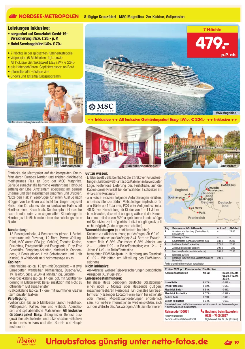 Aktueller Prospekt Netto Marken-Discount - Reisemagazin Dezember - von 25.11 bis 31.12.2021 - strona 19