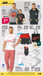 Gazetka promocyjna Netto - Woche 15 - Gazetka - ważna od 15.04 do 15.04.2023 - strona 16 - produkty: auer, Bau, baumwolle, coca-cola, cola, fanta, fanta oder, fanta oder sprite, Jacke, oder sprite, Pyjama, Ria, schuhe, shirt, shorts, sneaker, socken, sprite, sweatjacke, T-Shirt, Tasche, Ti, tragetasche, wolle, ZTE