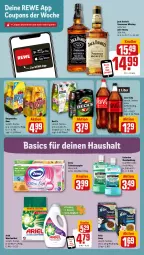 Gazetka promocyjna Rewe - Prospekte - Gazetka - ważna od 25.05 do 25.05.2024 - strona 14 - produkty: ariel, ariel waschmittel, coca-cola, cola, coupon, coupons, desperados, eis, felix, jack daniel, Jack Daniel’s, listerine, mint, mundspülung, papier, reis, spülung, tennessee whiskey, Ti, toilettenpapier, waschmittel, whiskey, zewa