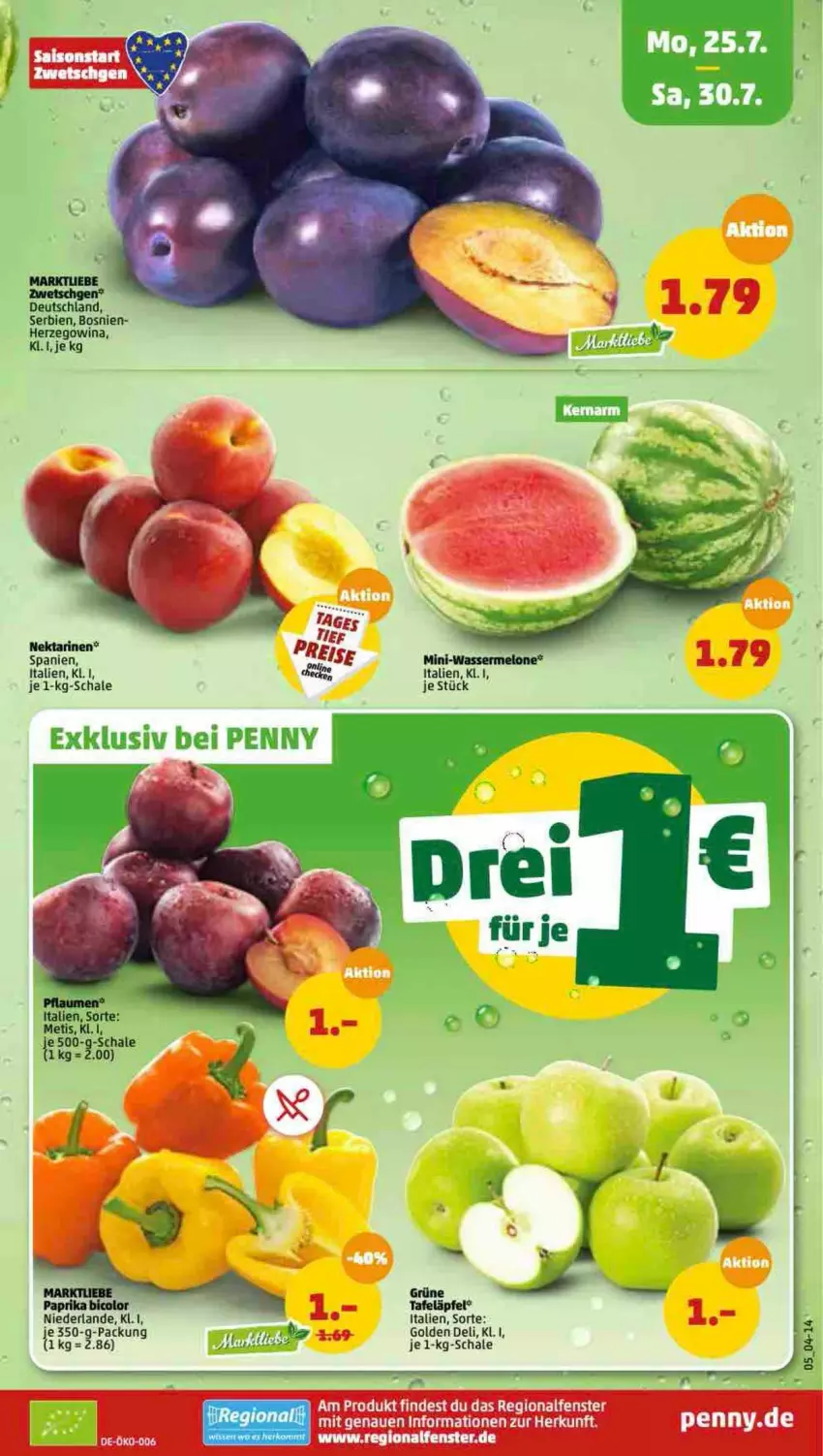 Aktueller Prospekt Penny - Prospekte - von 25.07 bis 30.07.2022 - strona 5 - produkty: eis, rel, Schal, Schale, Ti