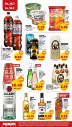 Gazetka promocyjna Penny - Prospekte - Gazetka - ważna od 30.07 do 30.07.2022 - strona 38 - produkty: asti, bacardi, bier, chips, drink, eis, energy drink, erfrischungsgetränk, erfrischungsgetränke, flasche, franziskaner, getränk, getränke, Havana Club, Hefe, jim beam, LG, Mirinda, natur, paprika, pepsi, reis, rind, Rockstar, rum, sekt, snack, Ti, weissbier, whiskey, ZTE, zucker