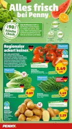 Gazetka promocyjna Penny - Prospekte - Gazetka - ważna od 30.07 do 30.07.2022 - strona 4 - produkty: Bau, eis, elle, fenster, kartoffel, kartoffeln, obst, Obst und Gemüse, regal, rispentomaten, Romanasalat, salat, salatherzen, speisekartoffeln, Ti, tomate, tomaten, und gemüse, Zelt