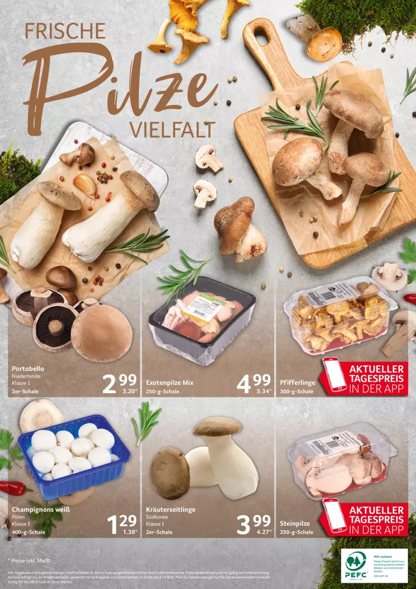 Aktueller Prospekt Selgros - Food - von 14.07 bis 20.07.2022 - strona 24 - produkty: champignon, champignons, eis, elle, kräuter, Kräuterseitlinge, Schal, Schale