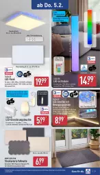 Gazetka promocyjna Aldi Nord - Von Montag - Gazetka - ważna od 07.02 do 07.02.2026 - strona 23 - produkty: Bewegungssensor, fernbedienung, Fußmatte, gin, Lampe, led-licht, Leuchte, Nachtlicht, quad, reifen, rwe, steckdose, Tasche, taschen, taschenlampe, Ti, tisch, ZTE