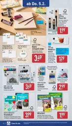 Gazetka promocyjna Aldi Nord - Von Montag - Gazetka - ważna od 07.02 do 07.02.2026 - strona 26 - produkty: Anhänger, aqua, Bau, baumwolle, Brei, buch, buntstifte, dell, eier, gin, Holz, LG, Mode, Pinsel, quad, Rauch, reine baumwolle, rel, stifte, Ti, tisch, topf, übertopf, wasser, wassertank, wolle, ZTE