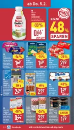 Gazetka promocyjna Aldi Nord - Von Montag - Gazetka - ważna od 07.02 do 07.02.2026 - strona 30 - produkty: aldi, almare, angebot, angebote, babybel, Becher, beere, bergader, bonne maman, butter, buttermilch, cranberry, creme, dell, dessert, eis, elle, erdbeere, erdnuss, filet, filets, flasche, fleisch, frikadellen, frucht, gin, haselnuss, honig, Honig-Senf, joghur, joghurt, kakao, Käse, käsescheiben, landliebe, landliebe joghurt, leine, mam, maracuja, matjes, Matjesfilet, matjesfilets, milch, Milchdessert, monte, Müller, nuss, pfirsich, Rauch, reine buttermilch, rel, sauce, schoko, schwein, schweine, schweinefleisch, senf, Ti, Trüffel, wein, weine, Wild, Wildschwein, zott, zottarella, zottarella minis