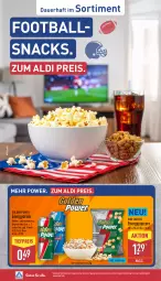 Gazetka promocyjna Aldi Nord - Von Montag - Gazetka - ważna od 07.02 do 07.02.2026 - strona 35 - produkty: aldi, auer, ball, beutel, drink, eis, gin, popcorn, reis, snack, snacks, Sun Snacks, Ti, tiefpreis, ZTE, zucker