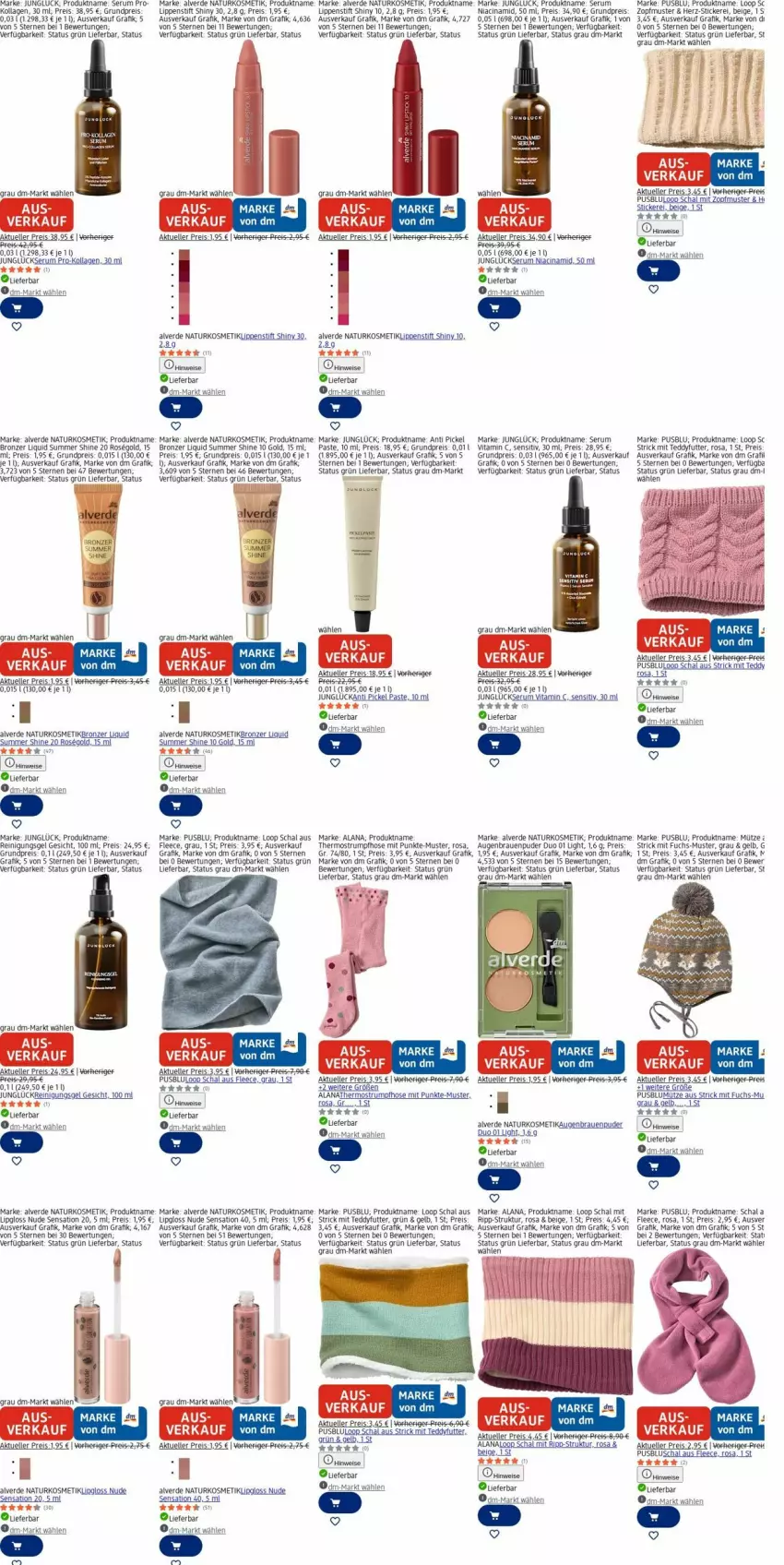 Aktueller Prospekt Dm Drogerie - Prospekte - von 09.03 bis 18.03.2026 - strona 2 - produkty: Alverde, cin, eis, elle, erde, hose, Kollagen, kosmetik, Lipgloss, Lippenstift, Mütze, natur, naturkosmetik, Reinigung, Reinigungsgel, reis, rum, Schal, Serum, Strumpfhose, tee, Thermostrumpfhose, Ti, usb, vita