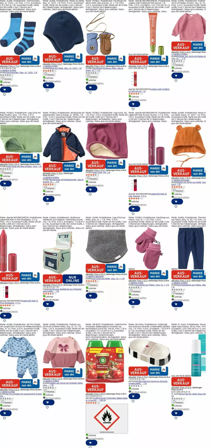 Aktueller Prospekt Dm Drogerie - Prospekte - von 09.03 bis 18.03.2026 - strona 3 - produkty: Air Wick, Alverde, Apple, aqua, arla, auer, aust, braun, cin, eis, elle, erde, gin, hose, Jacke, kosmetik, küche, Langarmshirt, leggings, LG, Lipgloss, Lippenstift, lufterfrischer, mac, Mütze, natur, naturkosmetik, orange, pudding, Pullover, reis, rel, Ria, rum, Schal, Serum, shirt, socken, Spielküche, stuhl, tee, Thermoleggings, Ti, usb, WICK, wolle, Yo