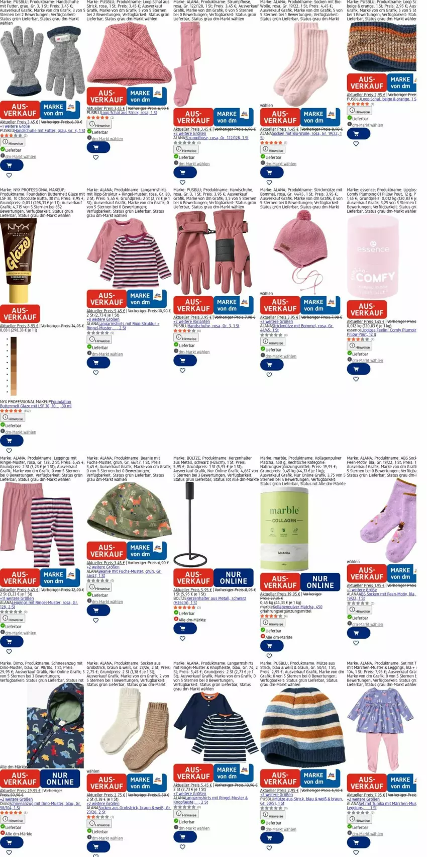 Aktueller Prospekt Dm Drogerie - Prospekte - von 09.03 bis 18.03.2026 - strona 5 - produkty: Anzug, Beanie, bio, braun, butter, cola, eier, eis, elle, gin, handschuhe, hose, kerze, Kerzenhalter, Kollagen, Langarmshirt, leggings, Lipgloss, Mütze, obst, orange, reis, Ria, ring, rum, Schal, schuhe, shirt, shirts, socken, Strumpfhose, Ti, tunika, usb, wolle