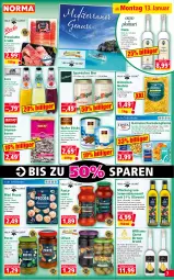 Gazetka promocyjna Norma - Norma - Gazetka - ważna od 20.01 do 20.01.2025 - strona 7 - produkty: arrabbiata, basilico, beere, beeren, bier, Birnen, blume, blumen, blumenöl, bolognese, braten, flammkuchen, flasche, frucht, garnelen, genovese, gin, hartweizen, hörnchen, knoblauch, kuchen, lamm, mac, margherita, nudel, nudeln, nuss, olive, oliven, olivenöl, olivenöl extra, orange, ouzo, pasta, pesto, pfanne, prosciutto, prosciutto crudo, reifen, rohschinken, sahne, salami, salat, salate, salz, sauce, schinken, sonnenblume, sonnenblumen, Sonnenblumenkerne, sonnenblumenöl, Spezi, spirituosen, Ti, Waffelröllchen, wein, Weißwein, weißwein-, zitrone, ZTE