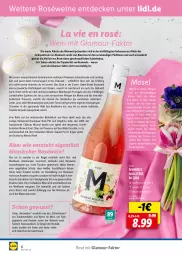 Gazetka promocyjna Lidl - Wein Entkorkt - Gazetka - ważna od 11.08 do 11.08.2024 - strona 6 - produkty: Bau, beere, beeren, Côtes de Provence, decke, eis, elle, ente, erde, finesse, fleisch, frucht, fruchtfleisch, lavendel, LG, mac, Nuance, Palette, Ria, ring, roséwein, rotwein, rum, rwe, Schal, Schale, Spektrum, Ti, tisch, trauben, wein, weine, Weißwein