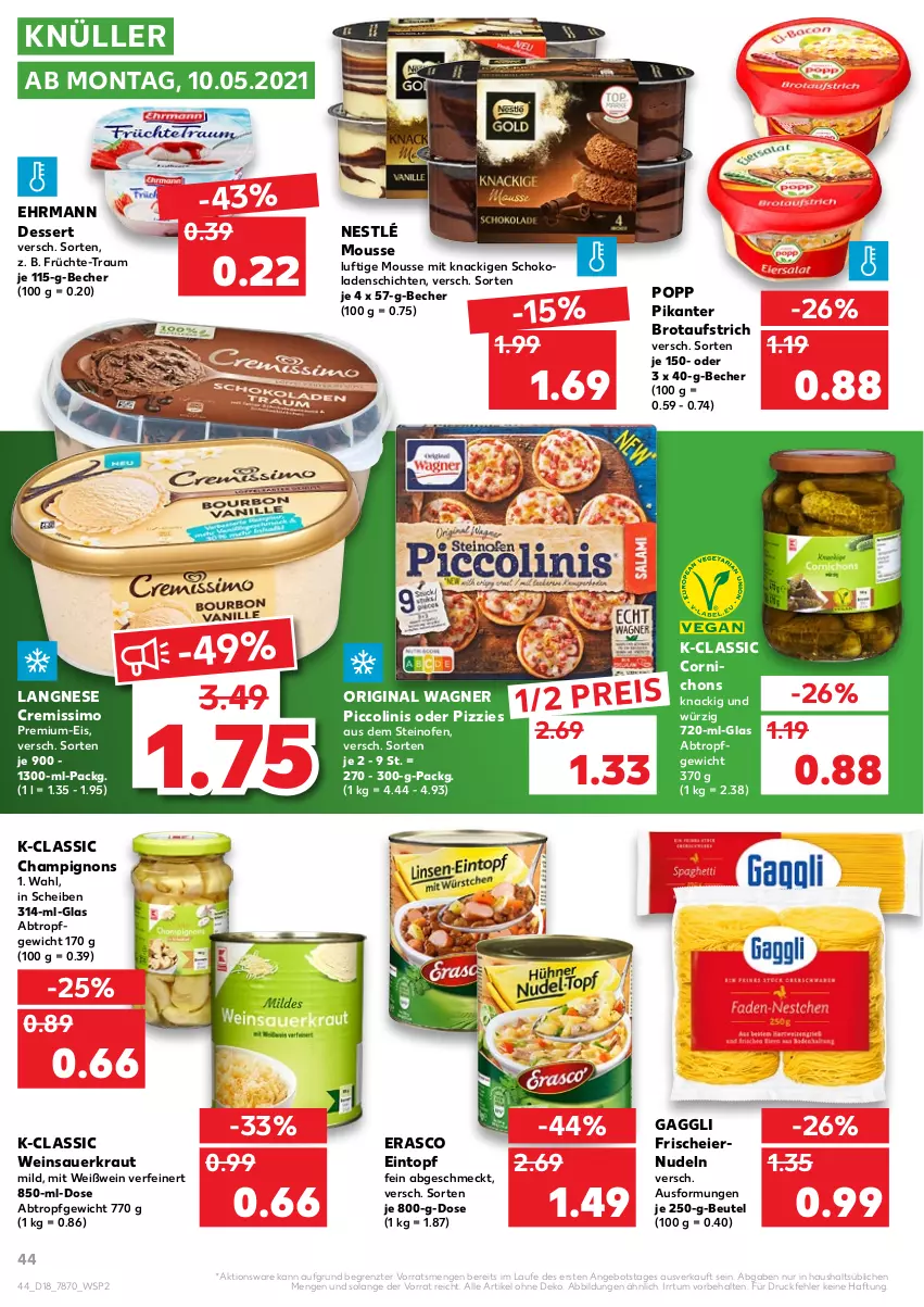 Aktueller Prospekt Kaufland - Gültig vom 06.05.2021 bis 12.05.2021 - von 06.05 bis 12.05.2021 - strona 44