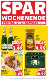 Gazetka promocyjna Kaufland - Prospekt - Gazetka - ważna od 15.11 do 15.11.2023 - strona 10 - produkty: alkohol, angebot, bohne, bohnen, bohnenkaffee, brut, eis, henkel, henkell, henkell sekt, jacobs, Jacobs Gold, jever, jever pilsener, kaffee, löslicher bohnenkaffee, natur, pils, pilsener, purland, schwein, sekt, Ti, wein, ZTE