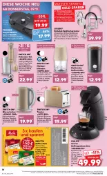 Gazetka promocyjna Kaufland - Prospekt - Gazetka - ważna od 15.11 do 15.11.2023 - strona 38 - produkty: angebot, angebote, armatur, auer, auto, Becher, bella crema, bohne, bohnen, brause, Brei, brötchen, brötchenaufsatz, coupon, decke, Deckel, edelstahl, eis, ente, intenso, kaffee, kaffee-pads, kaffeebohnen, Kaffeemühle, Kocher, latte, leine, LG, melitta, Messbecher, messer, Mixer, Philips, Pinsel, Reinigung, sahne, Schal, Schneebesen, senseo, sofort-rabatt, Spültischarmatur, stabmixer, tasse, Ti, tisch, toast, toaster, Waffeleisen, waffeln, wasser, wasserkocher, Zerkleinerer, ZTE