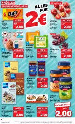 Gazetka promocyjna Kaufland - Prospekt - Gazetka - ważna od 15.11 do 15.11.2023 - strona 4 - produkty: angebot, aufstrich, barilla, beutel, bifi, cheddar, creme, eis, emmentaler, fleisch, frucht, fruchtaufstrich, gin, gouda, hafer, haferflocken, kakao, Käse, Kinder, kölln, korn, milch, mit gouda, mövenpick, müsli, pesto, purland, sandwich, Schmelzkäse, schmelzkäsezubereitung, tafeläpfel, tafeltrauben, Ti, trauben, waffeln, ZTE