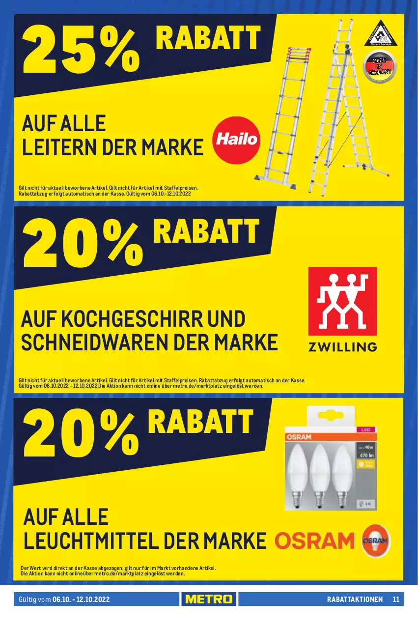 Aktueller Prospekt Metro - NonFood - von 06.10 bis 12.10.2022 - strona 11 - produkty: auto, eis, erde, geschirr, leuchtmittel, LG, Metro, reis, Ti, tisch