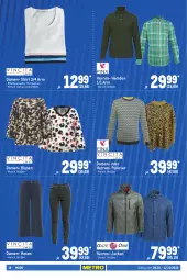 Gazetka promocyjna Metro - NonFood - Gazetka - ważna od 12.10 do 12.10.2022 - strona 14 - produkty: Bau, baumwolle, bluse, hemd, hemden, hose, hosen, Jacke, Mode, Pullover, shirt, Ti, wolle