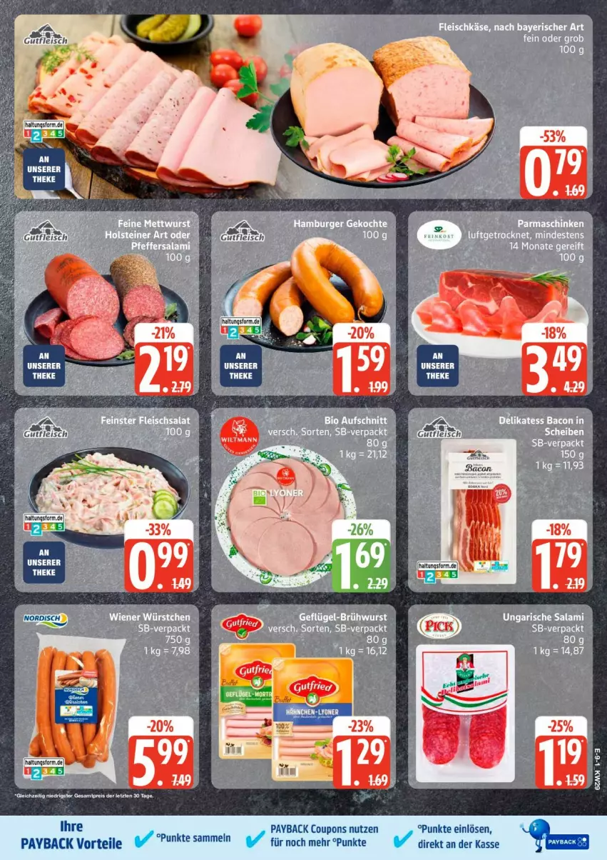 Aktueller Prospekt Edeka - Prospekte - von 13.07 bis 18.07.2026 - strona 11 - produkty: eis, payback