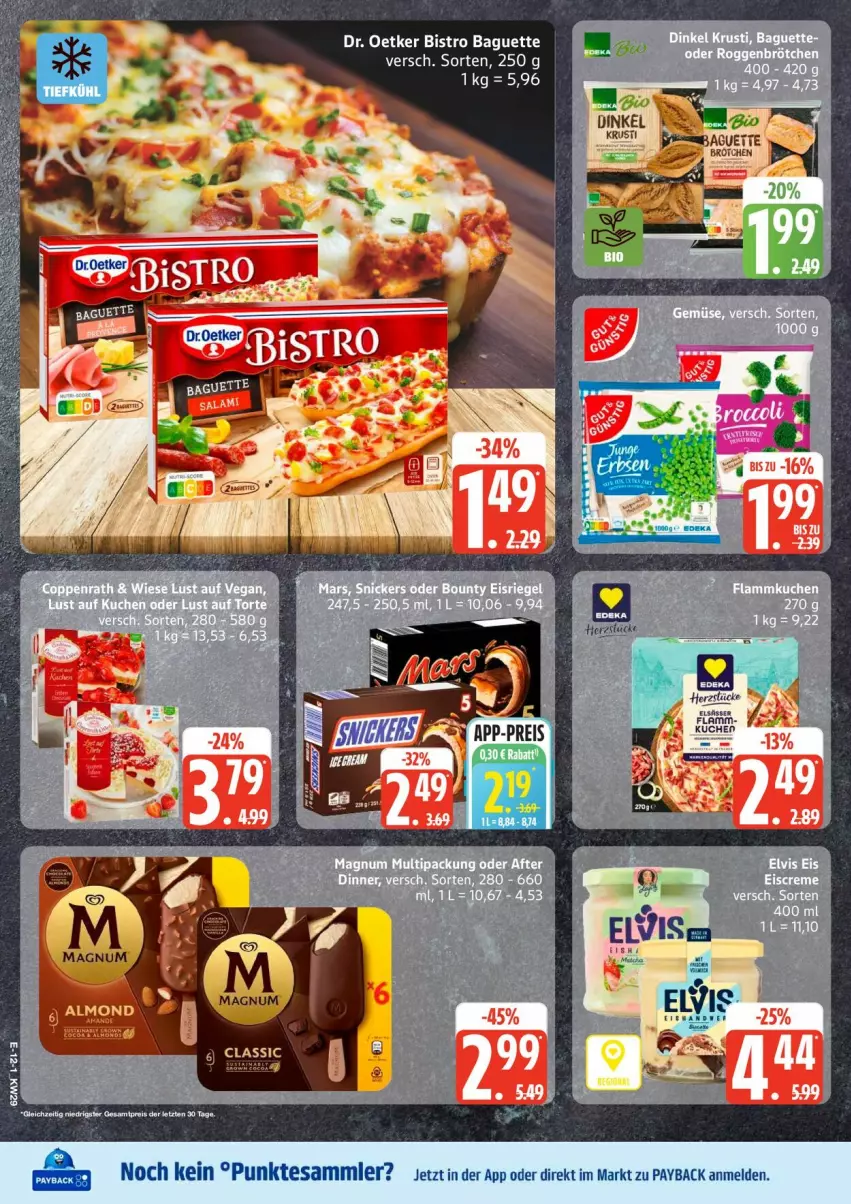 Aktueller Prospekt Edeka - Prospekte - von 13.07 bis 18.07.2026 - strona 14 - produkty: baguette, Bistro Baguette, Dr. Oetker, kuchen, lamm, payback, tesa, Ti