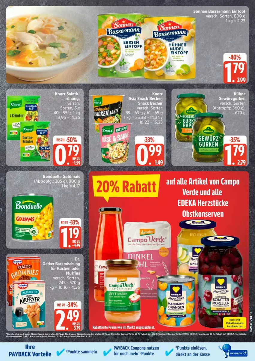Aktueller Prospekt Edeka Prospekte Von 13 07 Bis 18 07 2026 16 
