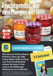 Gazetka promocyjna Edeka - Prospekte - Gazetka - ważna od 18.07 do 18.07.2026 - strona 15 - produkty: bonne maman, coupon, creme, deka, eis, gelee, Gläser, konfitüre, mam, reis, Ti, ZTE