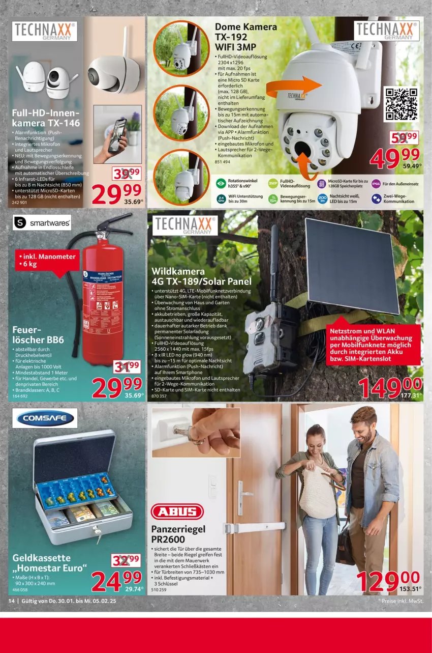 Aktueller Prospekt Selgros - Non Food - von 30.01 bis 05.02.2025 - strona 14 - produkty: akku, arla, auer, aust, auto, Bau, Brei, deo, ente, Garten, kamera, lautsprecher, leds, ndk, reifen, Ria, riegel, rum, rwe, sim, smartphone, tee, Ti, tisch, Wild, Wildkamera