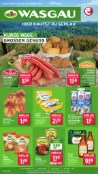 Gazetka promocyjna Wasgau - Gazetka - ważna od 20.09 do 20.09.2025 - strona 1 - produkty: angebot, angebote, arla, ball, bärenmarke, bitburger, Brei, brötchen, buch, burger, butter, eintöpfe, eis, elle, erasco, finello, flasche, frische milch, haltbare milch, Holz, je 250-g-packung, Käse, landliebe, leine, mac, milch, mw-flasche, nuss, paraguayos, pfeffer, Pfefferbeißer, Reibekäse, reis, Schal, Schale, Streichzart, Ti, weck, wein, wurst, Yo