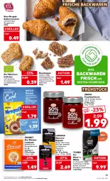 Gazetka promocyjna Kaufland - Gazetka - ważna od 30.11 do 30.11.2022 - strona 21 - produkty: angebot, angebote, aufstrich, backwaren, beutel, bio, blume, blumen, blumenöl, bohne, bohnen, brandt, brötchen, butter, Cap, creme, Croissant, espresso, frische backwaren, frucht, fruchtaufstrich, geback, getränk, getränke, getränkepulver, hafer, haferflocken, Hefe, kaffee, kakao, korn, lack, lavazza, lungo, Markenzwieback, mehrkornbrötchen, nespresso, nesquik, nestlé, Nougatcreme, nuss, sonnenblume, sonnenblumen, Sonnenblumenkerne, sonnenblumenkernen, sonnenblumenöl, Tchibo, Ti, tisch, zentis, zucker