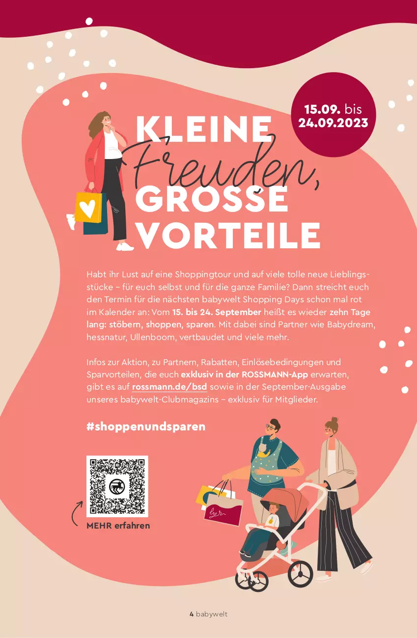 Aktueller Prospekt Rossmann - Prospekte - von 01.05 bis 31.08.2023 - strona 6 - produkty: babydream, Bau, leine, magazin, natur, Ti