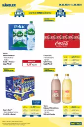 Gazetka promocyjna Metro - Wochen-Angebote Händler - Gazetka - ważna od 11.10 do 11.10.2025 - strona 4 - produkty: Alwa, angebot, auer, beutel, Cap, capri-sun, coca-cola, cola, drink, drinks, eis, flasche, Glastür, kakao, kühlschrank, Metro, metro gastro, milch, mineralwasser, reis, Schrank, Ti, volvic, wasser