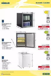 Gazetka promocyjna Metro - Wochen-Angebote Händler - Gazetka - ważna od 11.10 do 11.10.2025 - strona 5 - produkty: Alwa, angebot, auer, beutel, Cap, capri-sun, coca-cola, cola, drink, drinks, eis, flasche, Glastür, kakao, kühlschrank, Metro, metro gastro, milch, mineralwasser, reis, Schrank, Ti, volvic, wasser