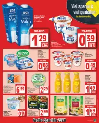 Gazetka promocyjna Edeka - Angebote der Woche - Gazetka - ważna od 04.02 do 04.02.2023 - strona 13 - produkty: aqua, aufstrich, Becher, bresso, brot, brotaufstrich, eier, erbsen, exquisa, flasche, frischkäse, frucht, joghur, joghurt, Käse, kerrygold, küche, Küchen, lachs, Like Meat, mandel, milch, miree, regal, rel, rwe, sahne, Schal, schnittkäse, smoothie, soja, Spezi, Ti, weihenstephan, zott