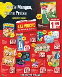 Gazetka promocyjna Edeka - Angebote der Woche - Gazetka - ważna od 04.02 do 04.02.2023 - strona 14 - produkty: backfisch, Becher, beutel, Cap, caramel, Cashew, cashewkerne, creme, dallmayr, dallmayr capsa, deka, dolce gusto, einkaufstipp, eis, elle, espresso, feuchttücher, fisch, haselnuss, iglo, kaffee, kaffeekapseln, kaffeemaschine, nespresso, Nougatcreme, nuss, Ofen, ofen-backfisch, rahm-spinat, reis, saft, schoko, schokolade, spaghetti, spinat, storck, Ti, tomate, tomaten, Tomatensaft, tücher, walnuss, walnusskerne, ZTE