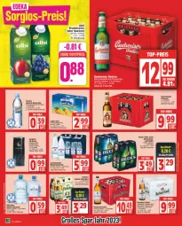 Gazetka promocyjna Edeka - Angebote der Woche - Gazetka - ważna od 04.02 do 04.02.2023 - strona 18 - produkty: Alwa, auer, beck's, berliner, Cap, capri-sun, drink, eis, elle, flasche, frucht, fruchtsaft, fruchtsäfte, fruchtsaftgetränk, gerolsteine, gerolsteiner, getränk, getränke, Jubiläums, könig pilsener, lack, mineralwasser, natur, natürliches mineralwasser, Nektar, pet-flasche, pils, pilsener, radler, rel, saft, säfte, Schultheiss, Sport, steiner, Ti, veltins, vitrex, vöslauer, wasser