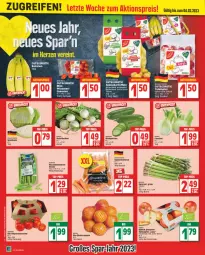 Gazetka promocyjna Edeka - Angebote der Woche - Gazetka - ważna od 04.02 do 04.02.2023 - strona 4 - produkty: banane, bananen, beutel, bio, deka, eis, elle, gurke, gurken, kartoffel, kartoffeln, mac, möhren, orange, orangen, pflaume, pflaumen, reifen, rispentomaten, Schal, Schale, spargel, speisekartoffeln, speisemöhren, stauden, tafeläpfel, Ti, tomate, tomaten, Weißkohl