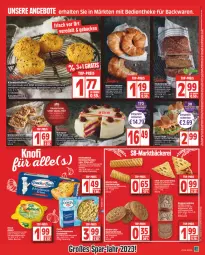 Gazetka promocyjna Edeka - Angebote der Woche - Gazetka - ważna od 04.02 do 04.02.2023 - strona 9 - produkty: angebot, angebote, angebotspreis, auer, aufstrich, backwaren, Becher, blätterteig, brot, brötchen, butter, chili, chovi, creme, Croissant, dell, deutschlandcard, dip, eis, elle, erde, fisch, gouda, kartoffel, Käse, kirsch, knoblauch, Knoblauchcreme, LG, Mantel, marzipan, Marzipanfüllung, mikrowelle, nuss, pfanne, pizza, Plunder, quark, reis, rel, saft, salat, sauce, snack, Tasche, Ti, tomate, tomaten, tomatensauce, top-preis, torte, vanille, Vanillestange, ZTE