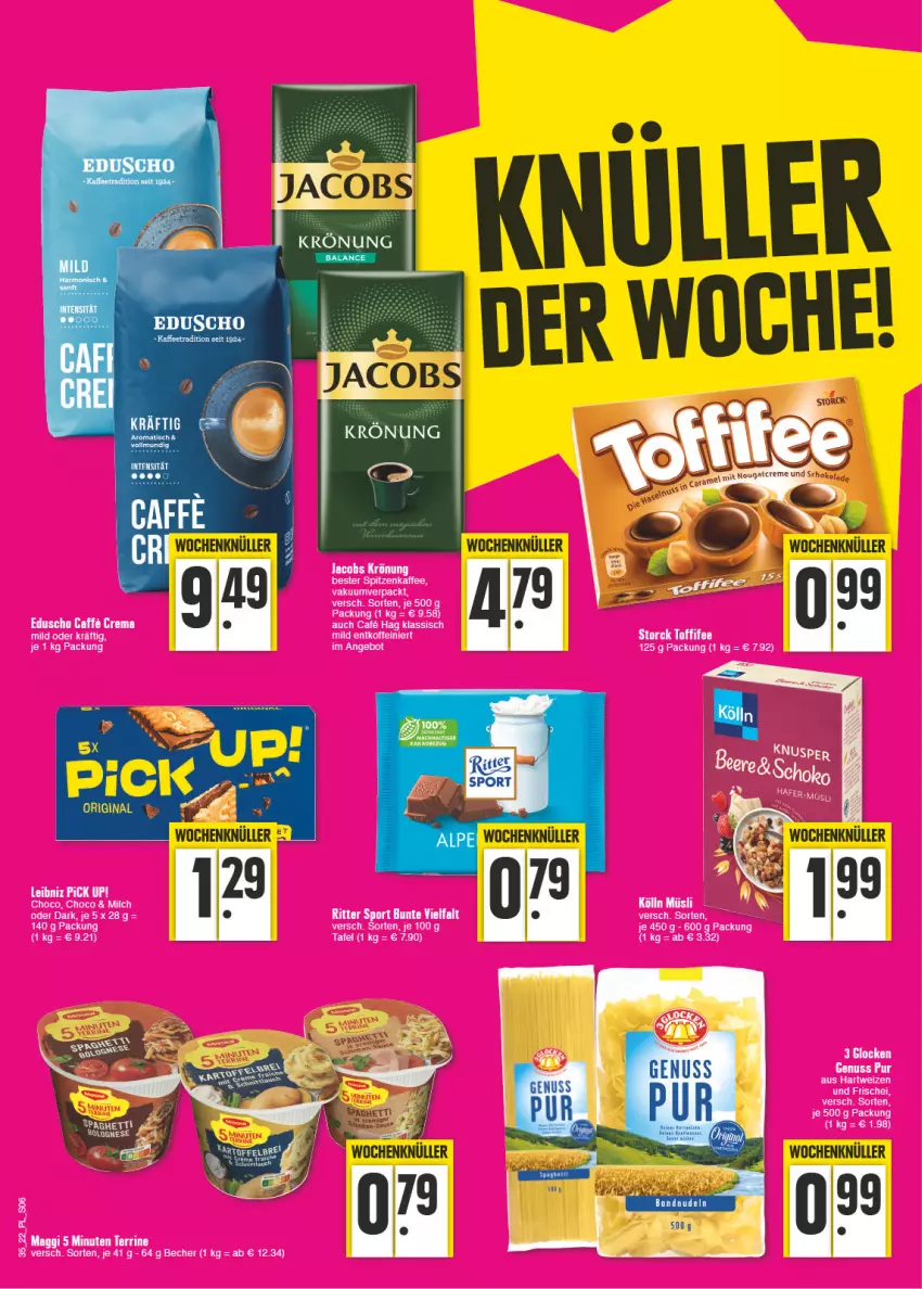 Aktueller Prospekt E Center - Angebote der Woche - von 29.08 bis 03.09.2022 - strona 6 - produkty: eduscho, nuss, Ti, tisch