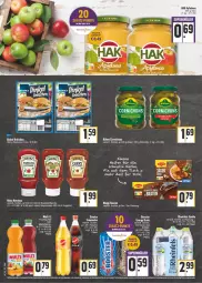 Gazetka promocyjna E Center - Angebote der Woche - Gazetka - ważna od 03.09 do 03.09.2022 - strona 20 - produkty: angebot, apfel, apfelmus, brötchen, chili, elle, flasche, heinz, ketchup, küche, Kühne, leine, limo, limonade, limonaden, mayonnaise, pfeffer, rheinfels quelle, tee, Ti, tisch, Yo