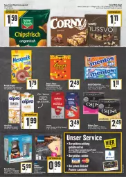 Gazetka promocyjna E Center - Angebote der Woche - Gazetka - ważna od 03.09 do 03.09.2022 - strona 21 - produkty: alpro, angebot, beutel, bonbons, braun, butter, Cap, chips, chipsfrisch, corny, creme, dallmayr, dallmayr capsa, drink, erdnuss, Erdnussbutter, funny-frisch, getränk, getränke, getränkepulver, hafer, kakao, kraft, lavazza, mandel, mentos, müsli, natur, nuss, riegel, Ti, zucker