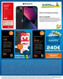 Gazetka promocyjna Euronics - Prospekte - Gazetka - ważna od 14.09 do 14.09.2022 - strona 2 - produkty: batterie, bio, Dual SIM, eis, elle, iphone, IPhone 13, kamera, preisvorteil, reis, sim, telefon, Ti, vodafone