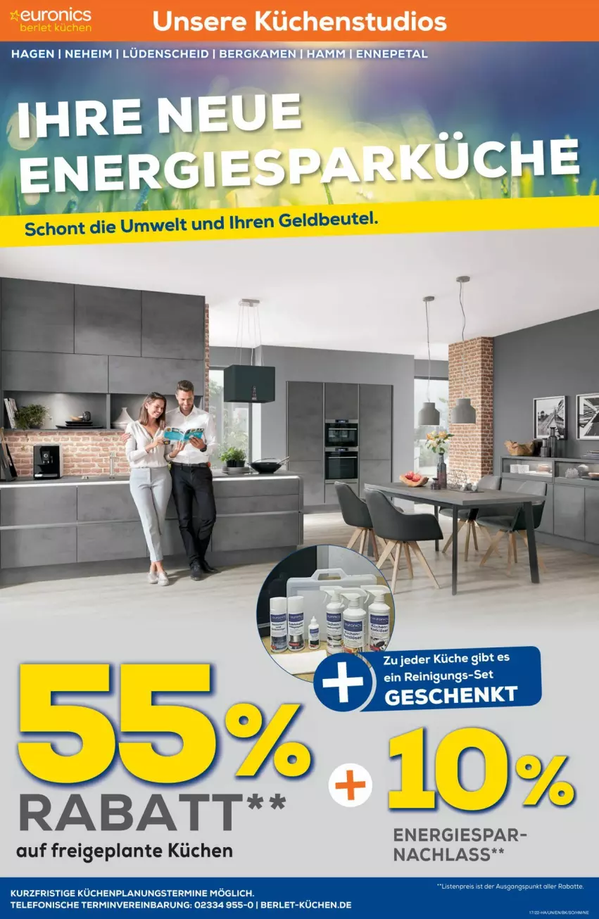 Aktueller Prospekt Euronics - Prospekte - von 27.04 bis 04.05.2022 - strona 6 - produkty: küche, Küchen