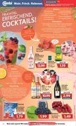 Gazetka promocyjna Combi - Prospekte - Gazetka - ważna od 30.04 do 30.04.2022 - strona 20 - produkty: angebot, angebote, baileys, Becher, beere, beeren, beutel, bio, bowle, discount, ecco, eier, eis, eiswürfel, elle, erdbeere, erdbeeren, erde, flasche, frizzante, garnier, heidelbeere, heidelbeeren, himbeer, himbeere, himbeeren, kühlschrank, lillet, liqueur, Löffel, minze, mousse, orange, orangen, orangensaft, prosecco, reis, rwe, saft, sahne, salz, Schal, Schale, schlagsahne, Schrank, schüssel, sirup, Soda, tee, Ti, tonic, tonic water, topf, vanille, würfel, zitrone, zitronen, zitronensaft, zucker