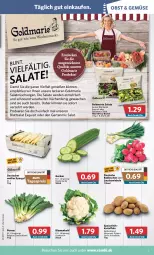 Gazetka promocyjna Combi - Prospekte - Gazetka - ważna od 30.04 do 30.04.2022 - strona 3 - produkty: beutel, bier, Biere, blume, blumen, blumenkohl, decke, eis, elle, erde, Garten, goldmarie, gurke, gurken, kartoffel, kartoffeln, küche, Küchen, Lauchzwiebel, lauchzwiebeln, LG, obst, radieschen, reis, salat, salate, spargel, Ti, zwiebel, zwiebeln