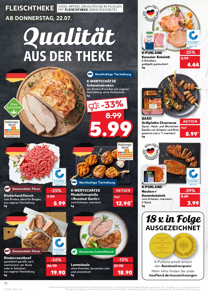 Aktueller Prospekt Kaufland - von 22.07 bis 28.07.2021 - strona 12