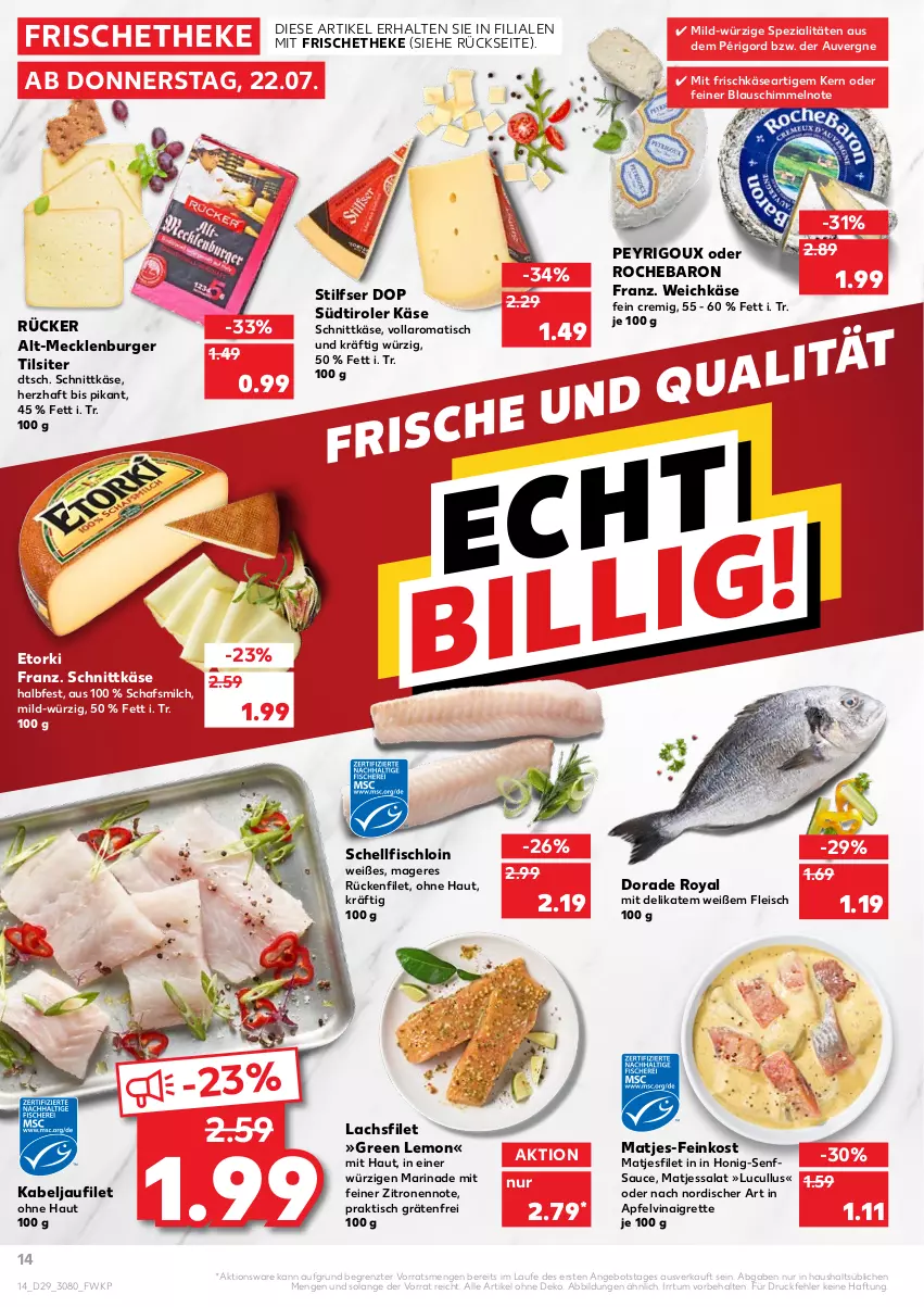 Aktueller Prospekt Kaufland - von 22.07 bis 28.07.2021 - strona 14